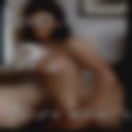 Mature woman saddlebags